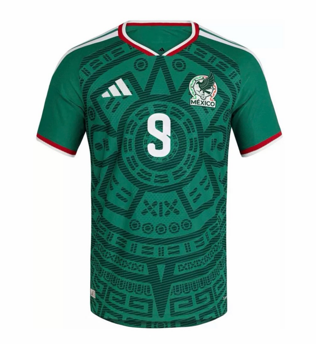 Mexico Raul Jimenez #9 Green Jersey