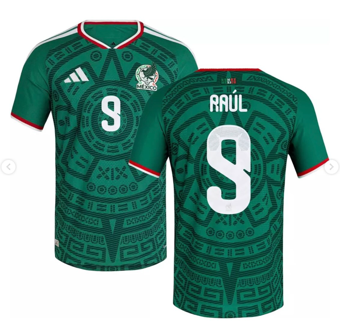 Mexico Raul Jimenez #9 Green Jersey
