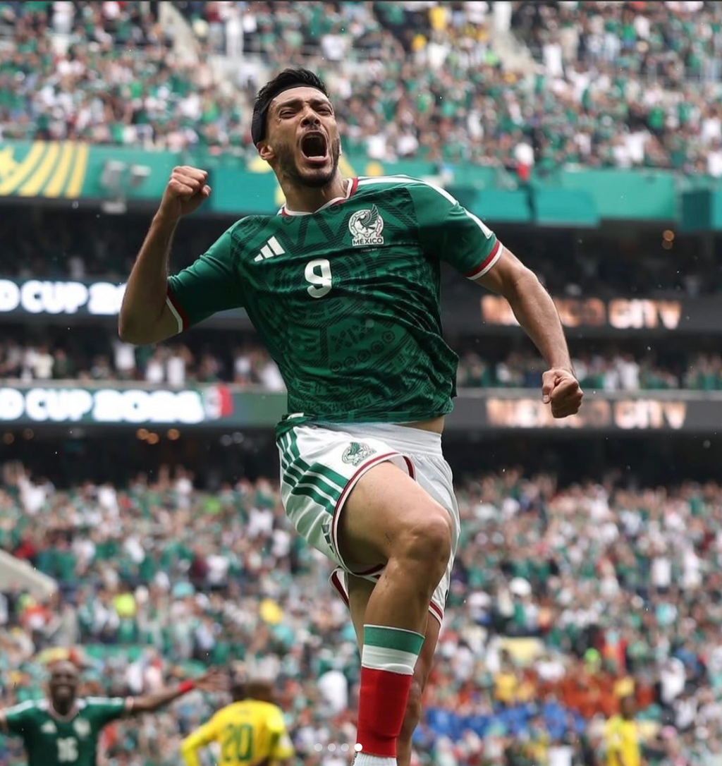 Mexico Raul Jimenez #9 Green Jersey