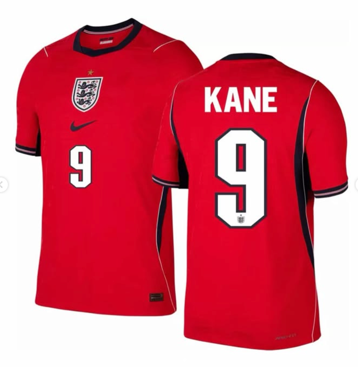 England Kane #9 Red Jersey