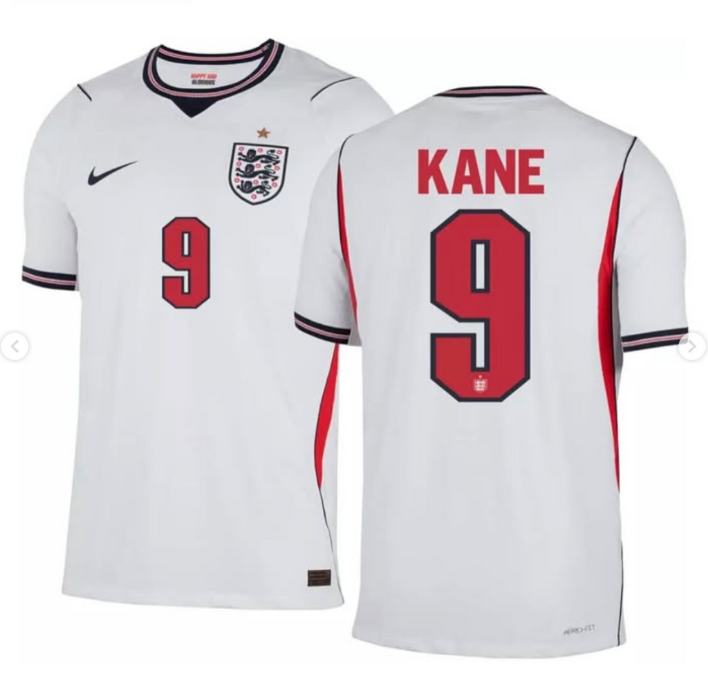 England Kane #9 White Jersey