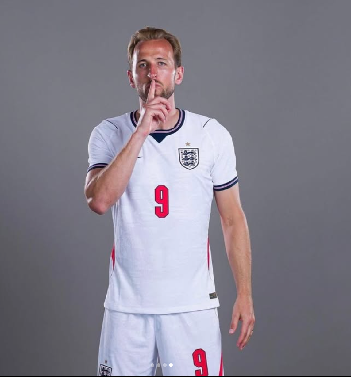 England Kane #9 White Jersey