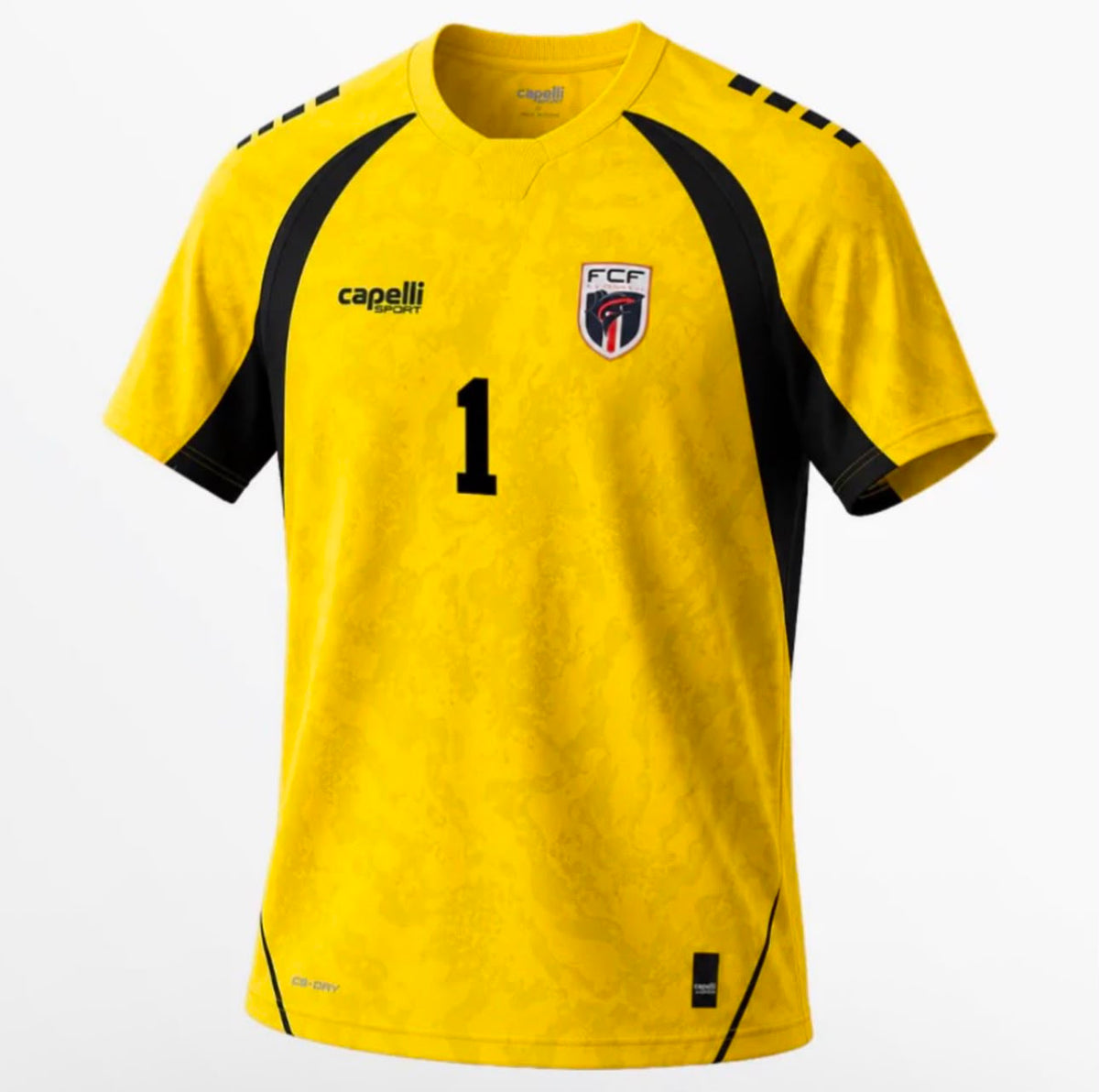 Cape Verde Vozinha Goalkeeper Yellow Jersey