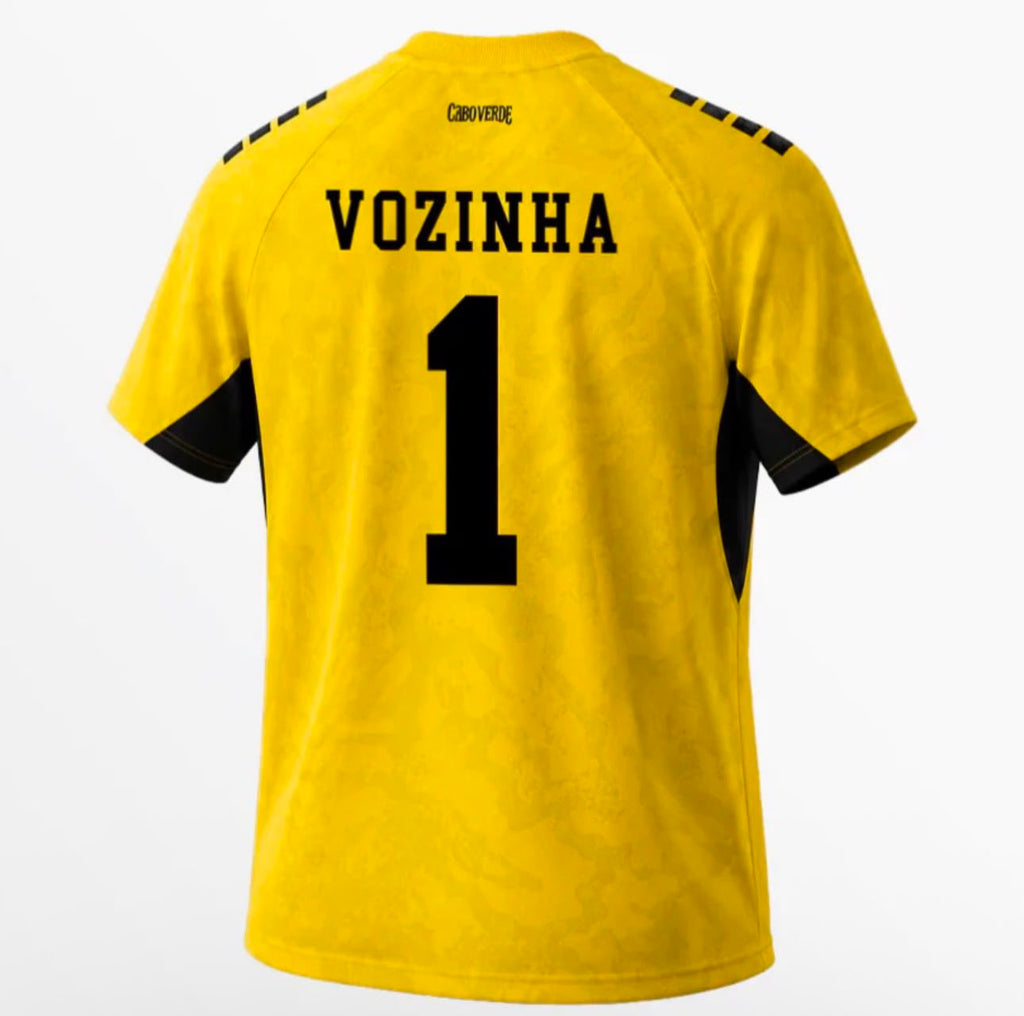 Cape Verde Vozinha Goalkeeper Yellow Jersey
