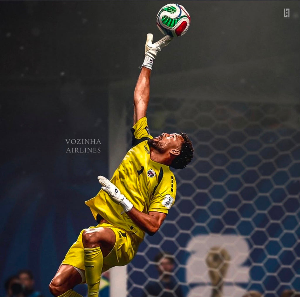Cape Verde Vozinha Goalkeeper Yellow Jersey