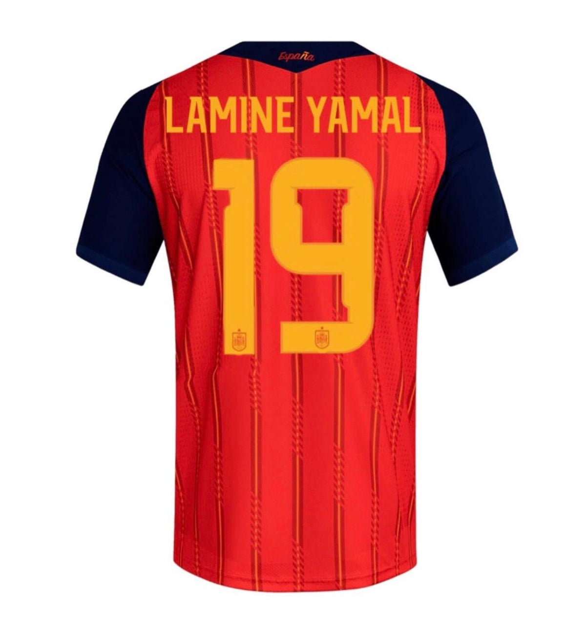 Spain Yamal #19 Red Jersey