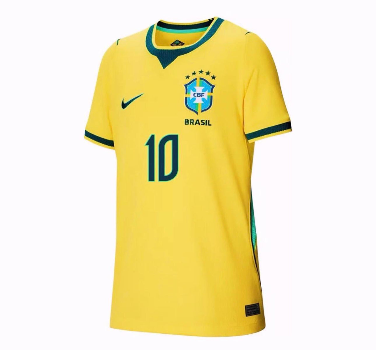 Brazil Neymar Jr #10 Yellow Jersey