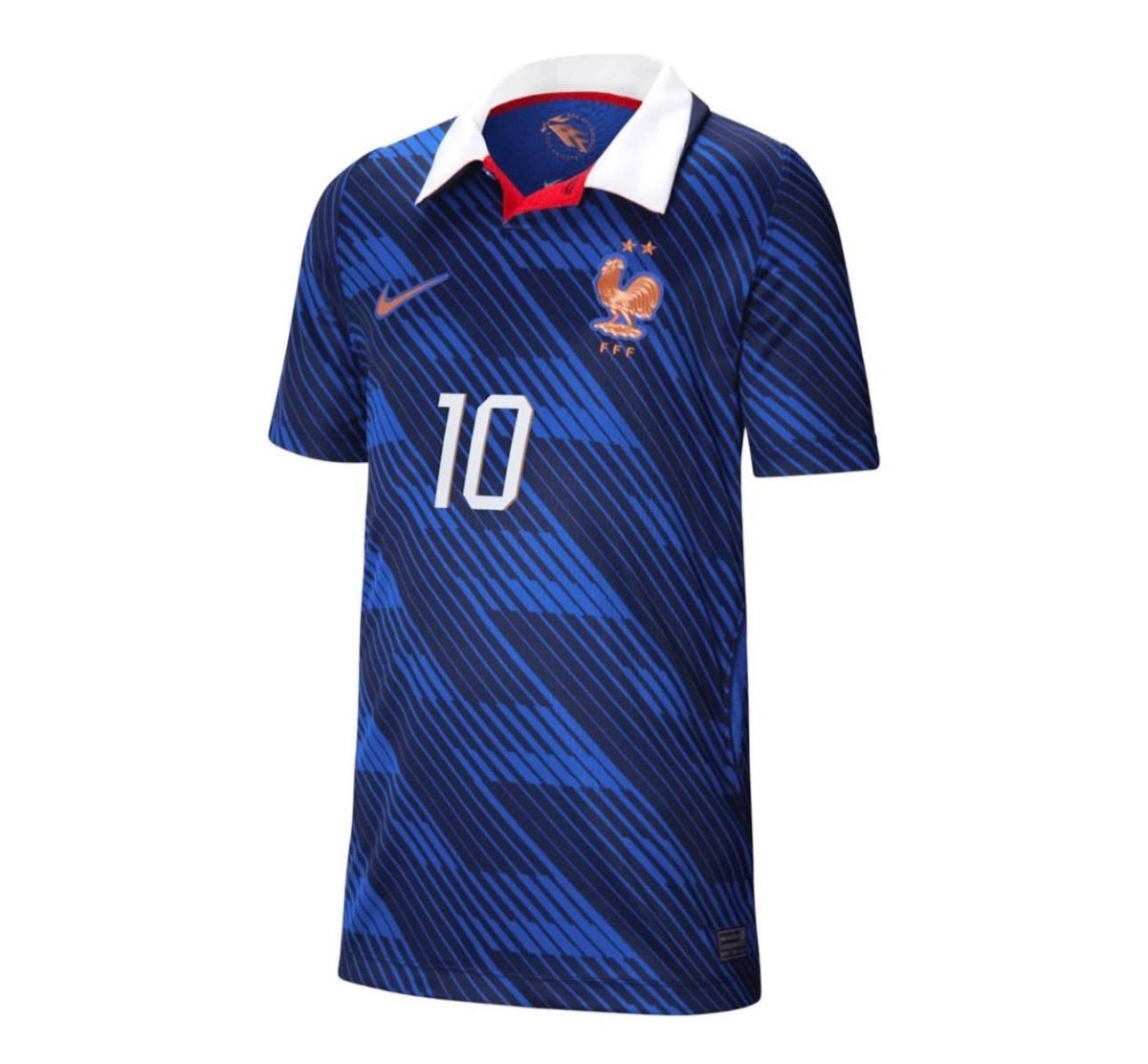 France Mbappe #10 Blue Jersey
