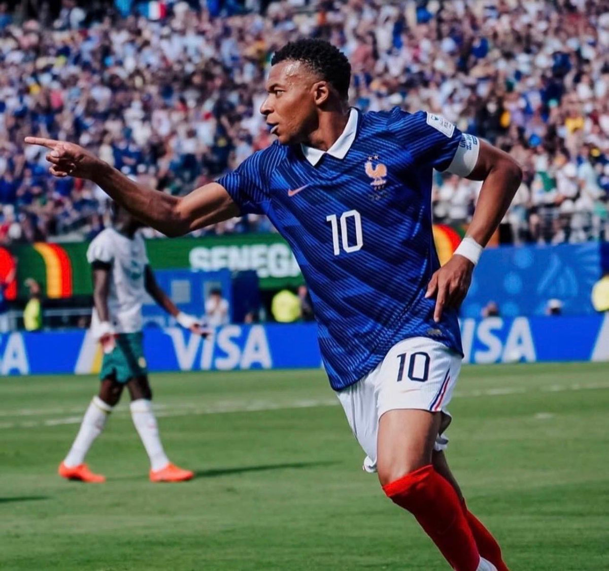 France Mbappe #10 Blue Jersey