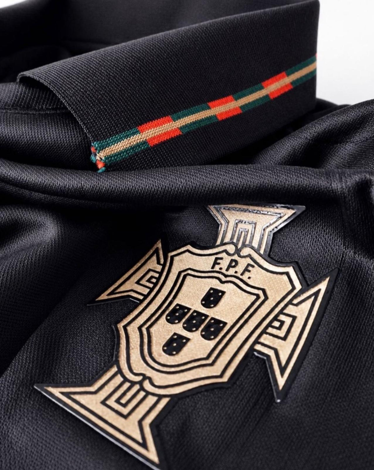 Portugal Ronaldo #7 Black Jersey
