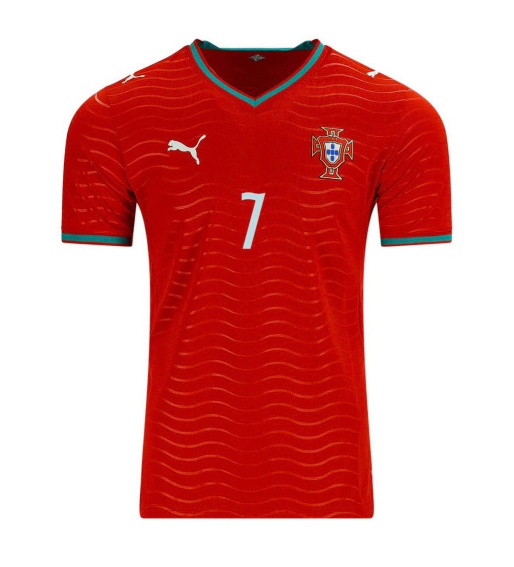 Portugal Ronaldo #7 Red Jersey