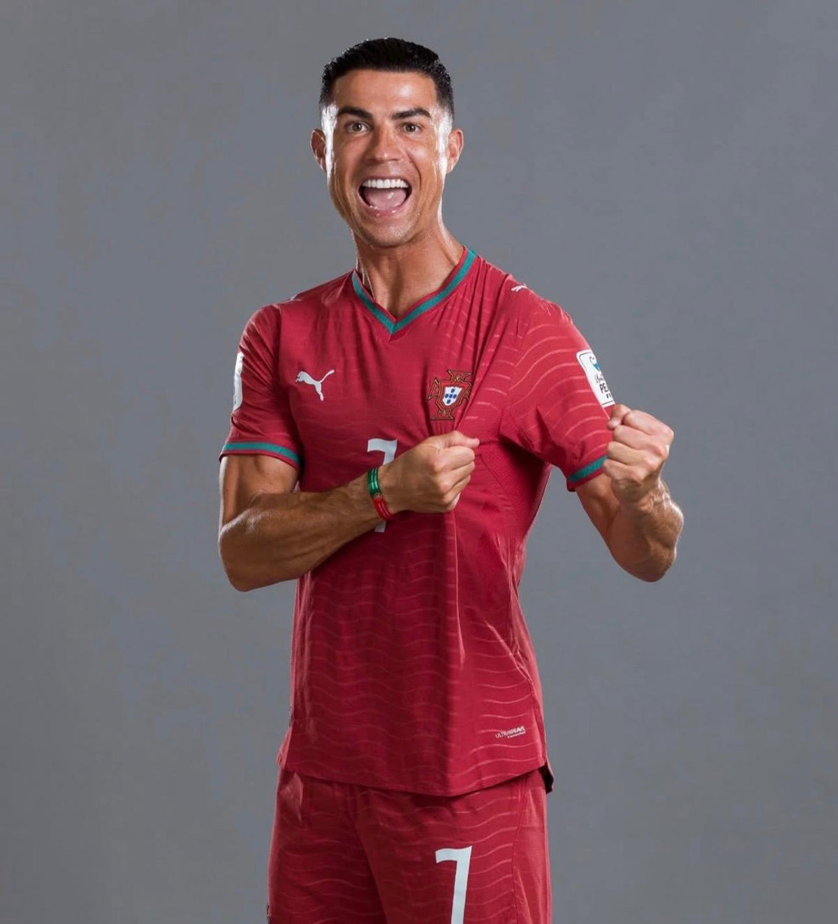 Portugal Ronaldo #7 Red Jersey