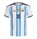 Argentina Messi #10 White Jersey