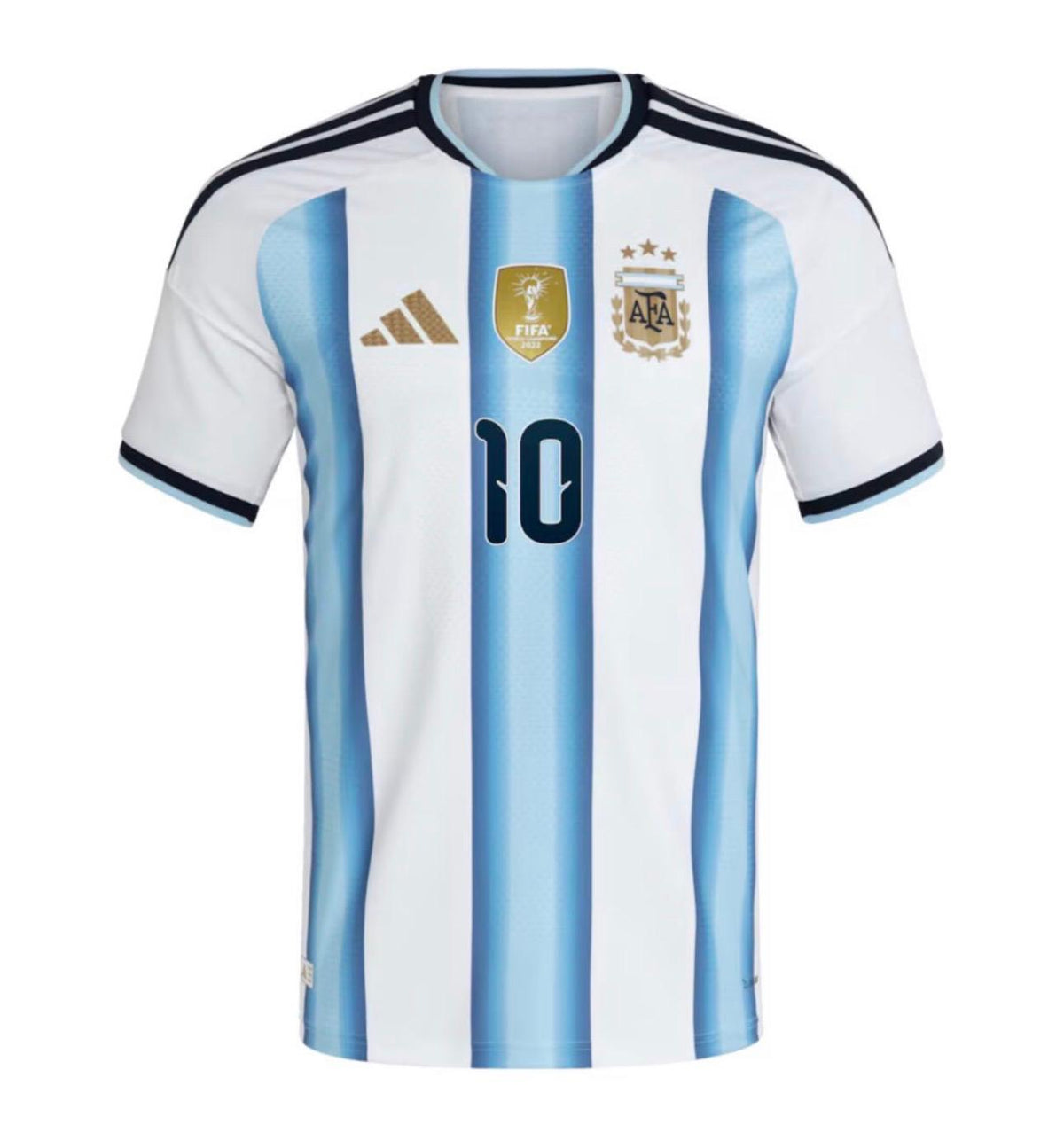 Argentina Messi #10 White Jersey