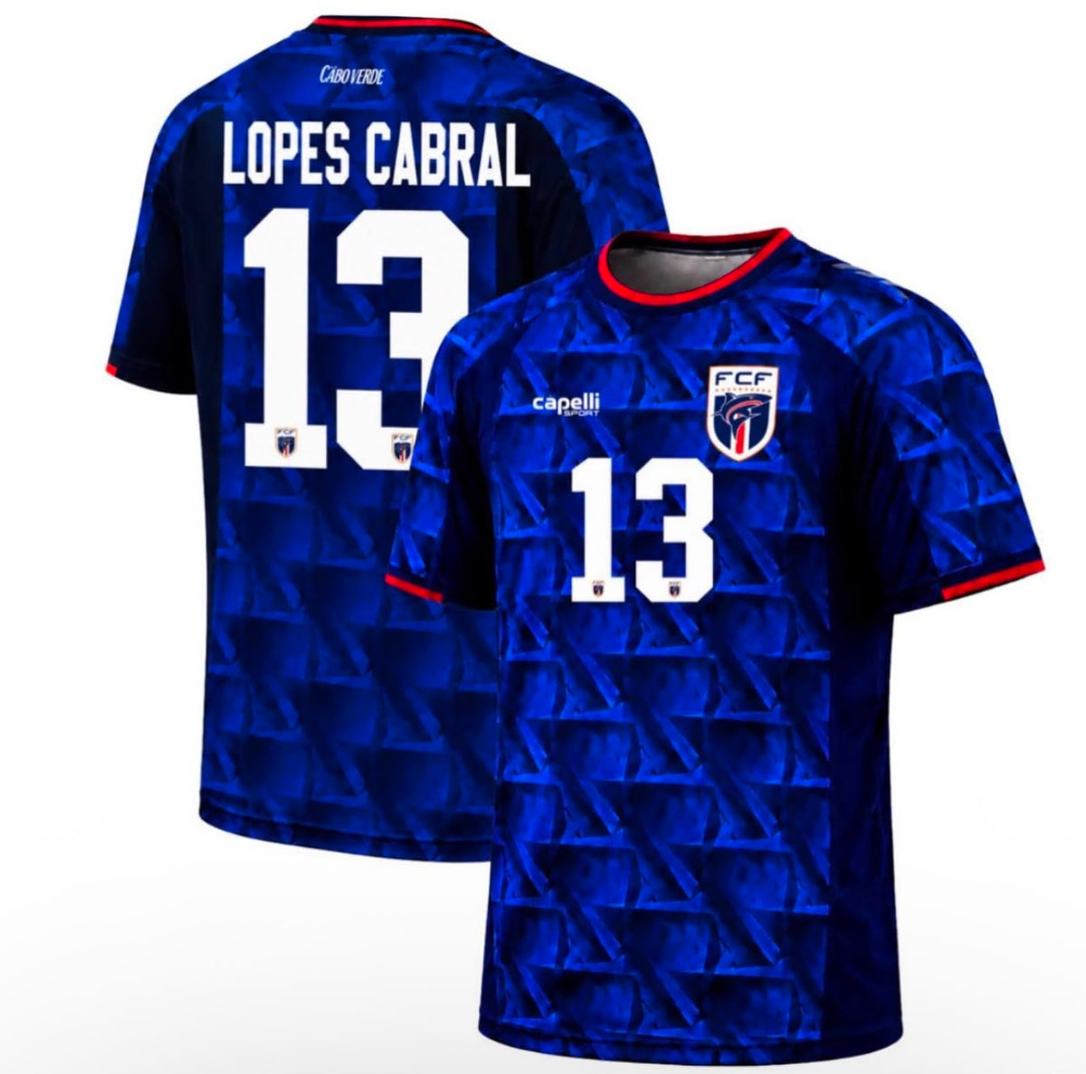 Cape Verde Sidny Lopes Cabral #13 Capelli Sport Blue Jersey