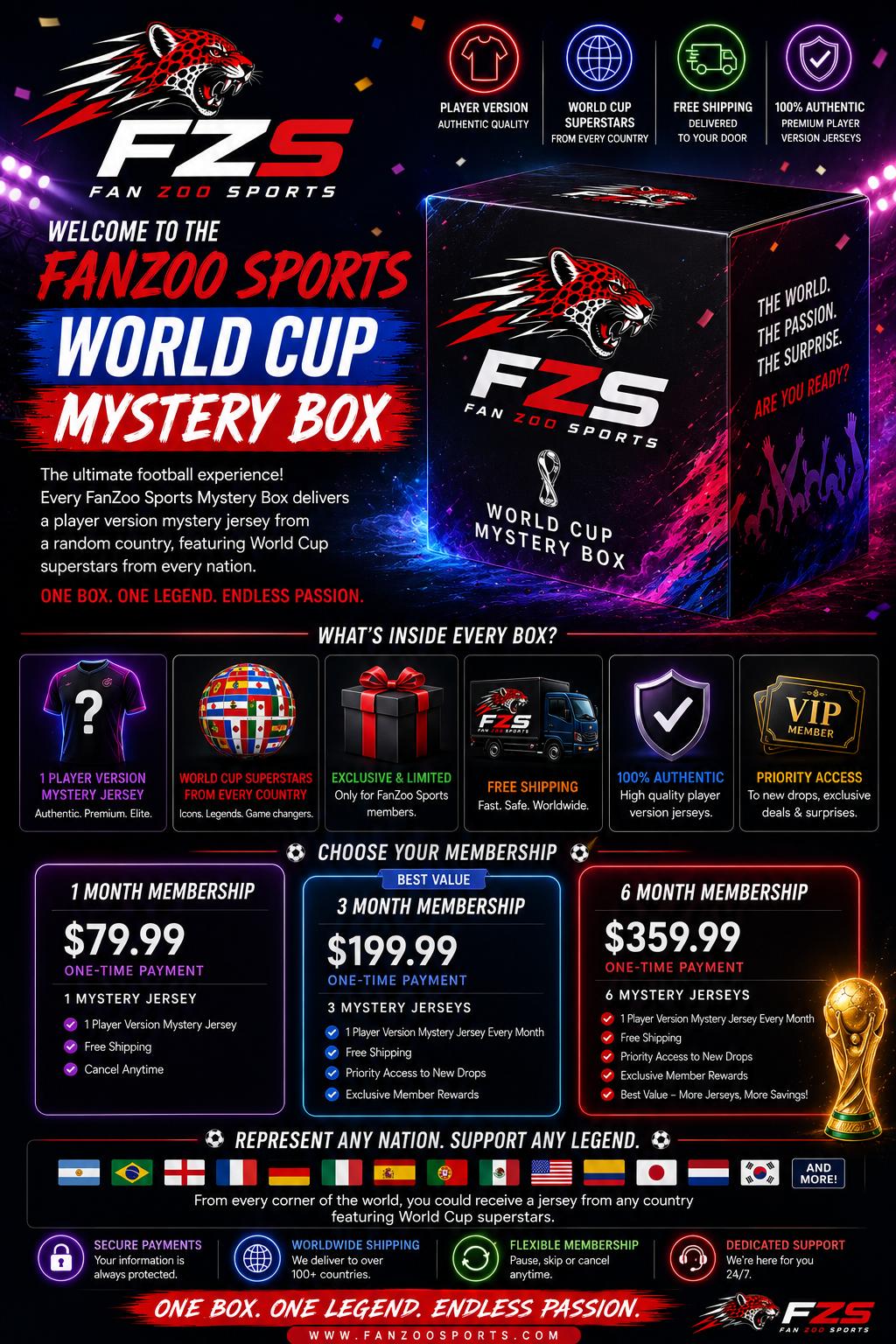 FanZoo Sports World Cup Mystery Box